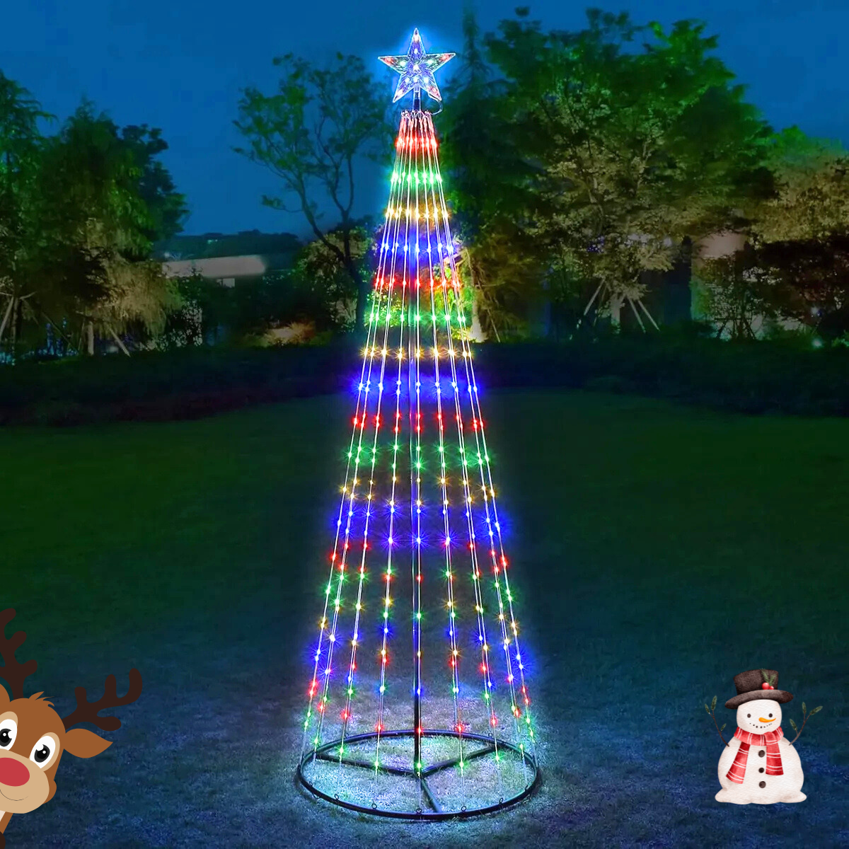 arbol de tiras led 1,80 metros